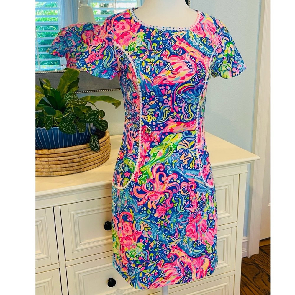 Lilly Pulitzer Coralynn Shift Dress 60 Animals, Size 00